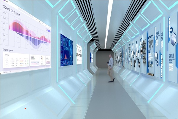 结构性金属制品制造展厅多媒体中控系统设计装修